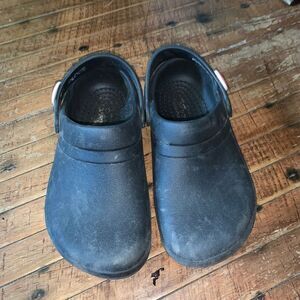 Crocs black Captain America arch support ortho rubber shoes